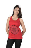 Colorful Ring Pattern Print Sleeveless T-Shirt - craze-trade-limited