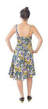 Strap Dress With Multicolored Floral Pattern. - TATTOPANI