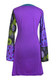 v neck ladies summer dress