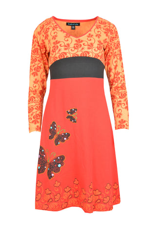 Orange dress