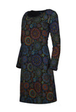 womens-long-sleeve-dress-with-all-over-mandala-print-evening-dress