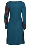 Copy of Copy of womens-long-sleeve-dress-with-embroidery-and-floral-print-evening-dress-1