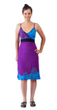 Ladies Slip Dress With Mandala Dotted Embroidery. - TATTOPANI