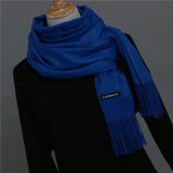 2020 women scarf soild winter cashmere scarves for ladies neck warm pashmina long shawl wraps bandana foulard female head hijab