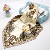 2020 New Brand Designer Silk Scarf 90*90cm Foulard Bandana Long Large Shawls Wraps Winter Neck Scarves Pashmina Lady Hijab