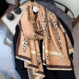 2020 Luxury Brand Scarf Hijab Women Winter Cashmere Thick Shawl Warm Bandana Scarves Female Pashmina Blanket